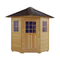 ISO9000 Outdoor 5 Person Sauna Wood Dry Infrared Sauna Outside