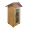 Smartmak Customized Cedar Outdoor Dry Sauna 1 Person Small Garden Sauna