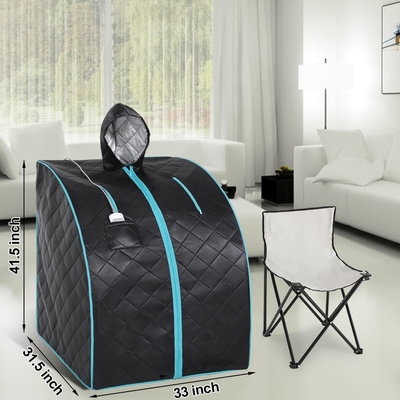 1 Person Size Full Body Home Spa Portable Infrared Sauna With Hat