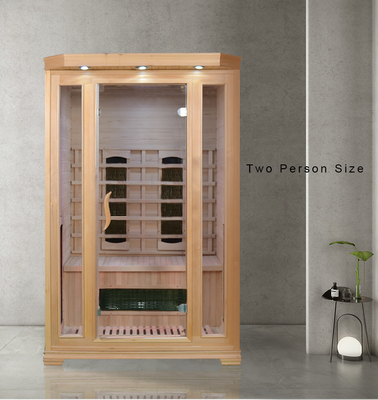 110 - 240V Home Sauna Room With 8mm Tempered Glass Computer Control Panel