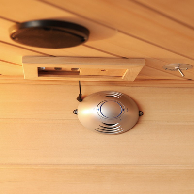 Red Cedar Wood Carbon Panel Far Infrared Sauna Room For Home 4 Person