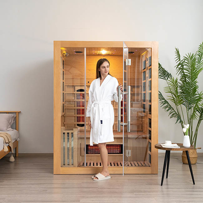 2700W Home Red Cedar Ozone Far Infrared Sauna for Slimming Body