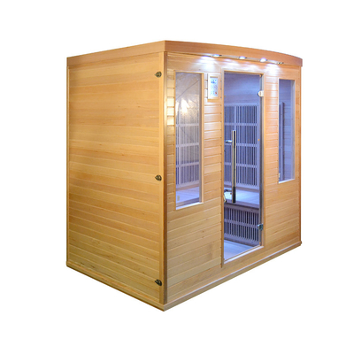 Custom Modern 2700W 4 Person Far Infrared Sauna Indoor