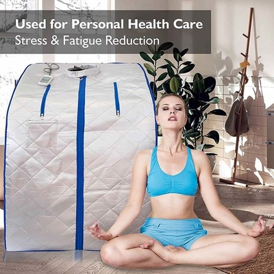 1 People Indoor Spa Use Infrared Portable Sauna With Foldable Chair