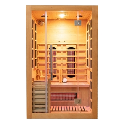 Traditional Combination Infrared Steam Sauna 2 Person Size
