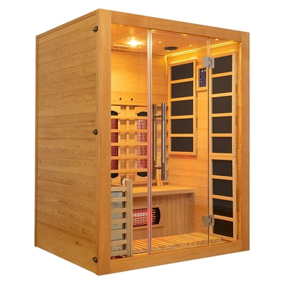 Removable Beauty Spa Combined Infrared And Steam Sauna Room 3 Person Size