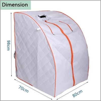 Home SPA Use Lightweight 1 Person Far Infrared Portable Sauna With Air Ionizer