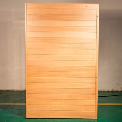 3 Person Indoor Full Spectrum Wooden Home Dry Sauna Room In Hemlock