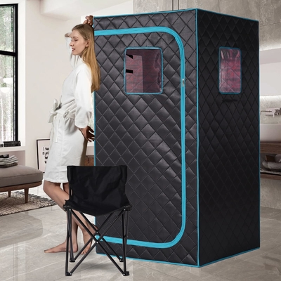 1300W Home Relaxation Personal Indoor Sauna Tent Full Body Single Person Size