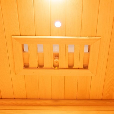 Indoor Wooden Small Infrared &amp; Steam Combination Sauna 2 Person