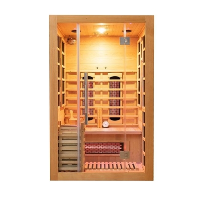 Indoor Wooden Small Infrared &amp; Steam Combination Sauna 2 Person