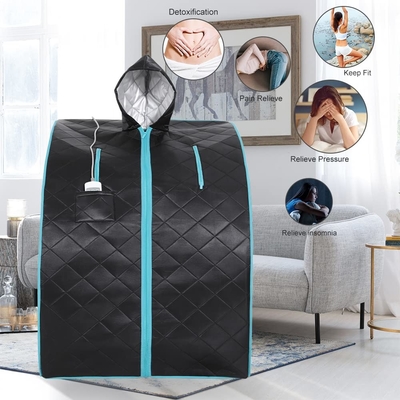 1 Person Size Full Body Home Spa Portable Infrared Sauna With Hat