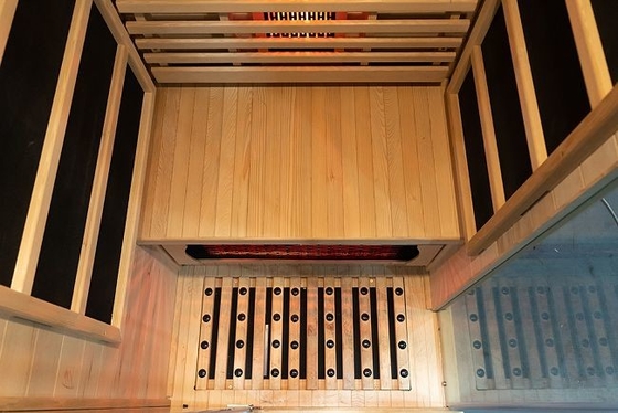 Luxury Solid Wood Canadian Hemlock 1 Person Home Infrared Sauna Wooden Small