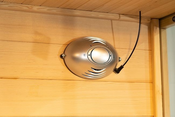Gorgeous 3 Person Indoor Wooden Traditional Steam And Infrared Sauna Combined