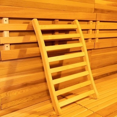 6 People Red Cedar Wood Traditional Stove Heater Outdoor Dry Sauna Unique Design