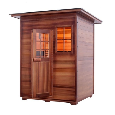 Solid Wood Canadian Red Cedar Carbon Heater Far Infrared Outdoor Sauna ODM