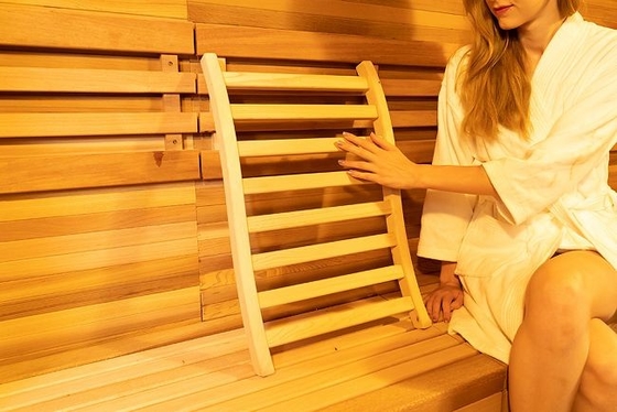 Bluetooth Music System Outdoor Dry Sauna Relaxation And Health With Tempered Glass Door