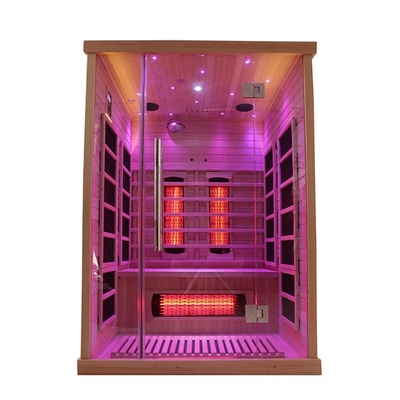 Digital Hemlock Wood Far Infrared Sauna With 0-60 Minutes Time Range