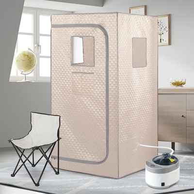 Waterproof Cloth Full Size Portable Steam Sauna Tent 1500W For Relax