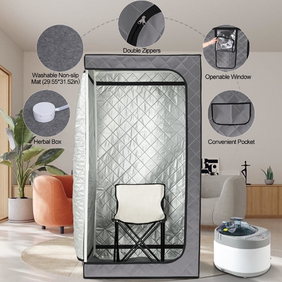 110 - 120V AC 60Hz Folding Portable Sauna Tent Big Size Style Home Use