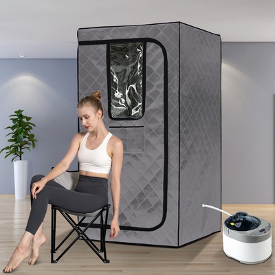 110 - 120V AC 60Hz Portable Steam Sauna With Transparent Windows Design