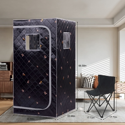 1500W Full Body Home Portable Steam Sauna Tent For Detox Therapy