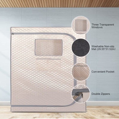 4L Water Capacity Portable Steam Sauna Tent Detoxify And Rejuvenate Anywhere Anytime