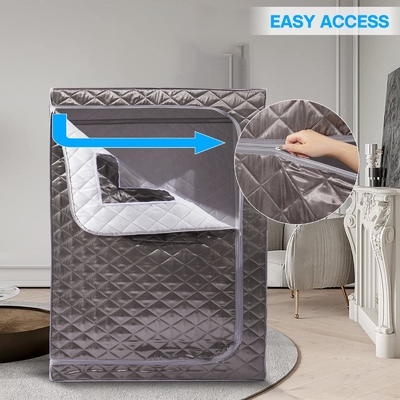 1500W Portable Steam Sauna  Waterproof Fabric Two Person Sauna Tent