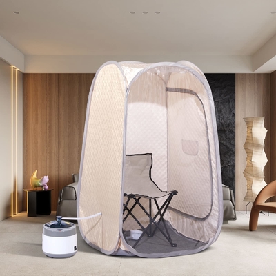 One Person Home Sauna Portable Wet Steam Sauna For Relaxation