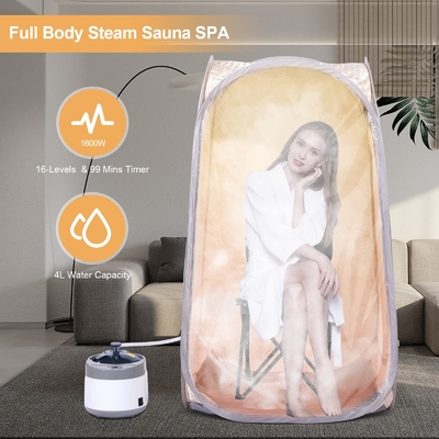 One Person Home Sauna Portable Wet Steam Sauna For Relaxation