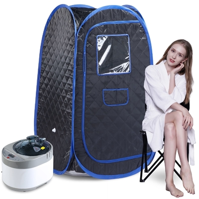 Waterproof Cloth One Person Sauna Tent Portable Steam Sauna With 1500W Power
