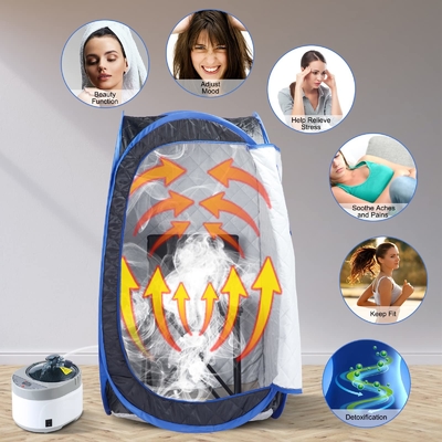 4L Full Size Portable Steam Sauna Waterproof Cloth For Ultimate Relaxation