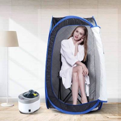 Waterproof Cloth One Person Sauna Tent Portable Steam Sauna With 1500W Power