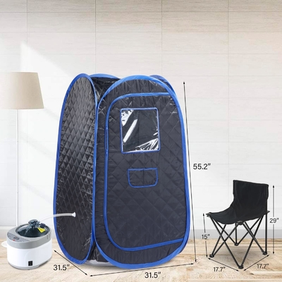 4L Full Size Portable Steam Sauna Waterproof Cloth For Ultimate Relaxation