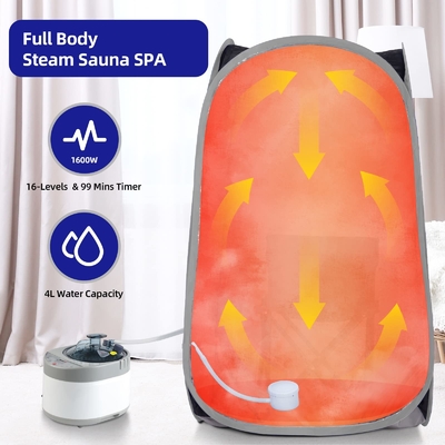 One Person Full Body Portable Sauna Full Size Home Spa Steam Sauna Tent