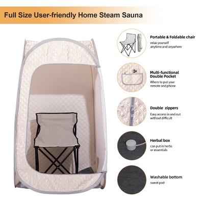 Relax Weight Loss Portable Steam Sauna Tent Home Household Indoor Single Person