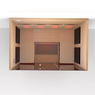 Digital Controller Hemlock Sauna Rooms Far Infrared Sauna Room 4 Person