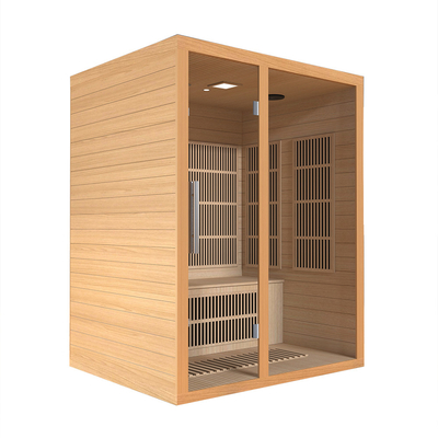 Smartmak 2100W 3 Person Far Infrared Sauna Room Home Infrared Sauna For Spa