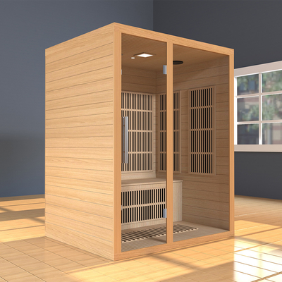 Smartmak 2100W 3 Person Far Infrared Sauna Room Home Infrared Sauna For Spa