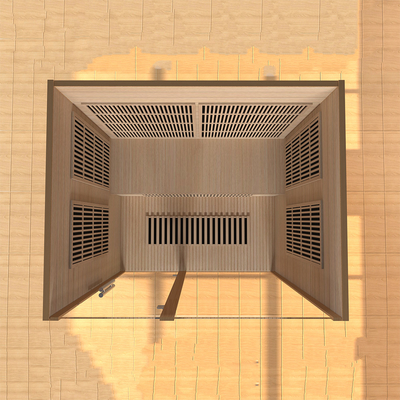 Smartmak 2100W 3 Person Far Infrared Sauna Room Home Infrared Sauna For Spa