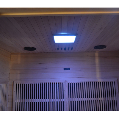Dry Wood Sauna Modern Luxury Far Infrared Sauna For Home 2700W