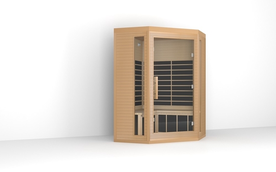 Traditional Luxury Infrared Sauna 3 Person Red Cedar Infrared Sauna