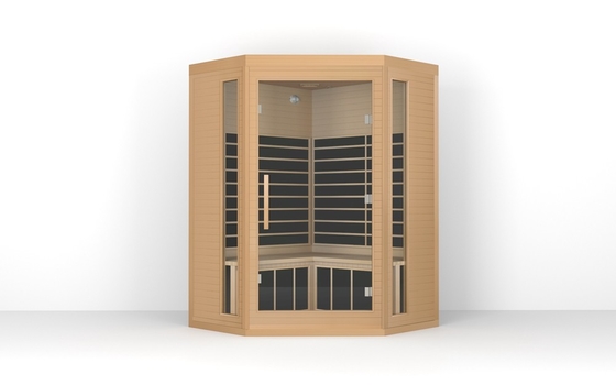 Traditional Luxury Infrared Sauna 3 Person Red Cedar Infrared Sauna