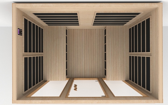 Low Emf Near Infrared Sauna 4 Person Red Cedar Infrared Sauna