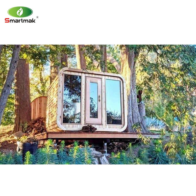 Cube Outdoor Dry Sauna Room With Stove, Cedar Sauna For 4-6 persons