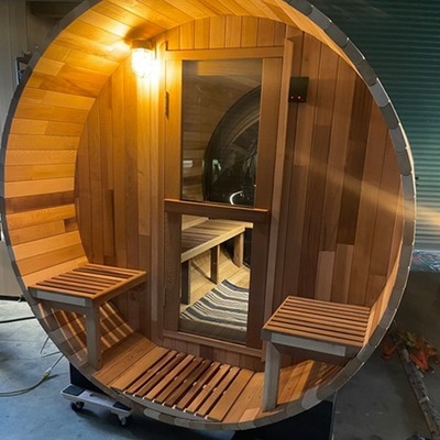 Lowest Price Outdoor Steam Cedar Wood Barrel Sauna China Manufactures