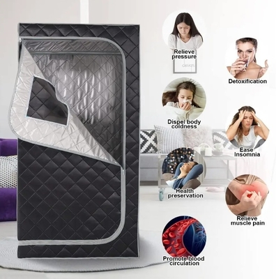 Full Body Home Steam Sauna Set, 4L Steamer Large Portable Foldable Steam Sauna 1-2 Person