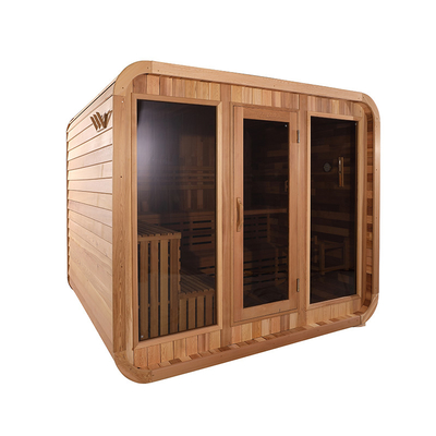 Adjustable Ventilation Cedar Outdoor Dry Sauna With Bluetooth Music System