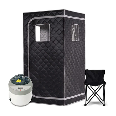 Portable Steam Sauna 1500W 4L Water Capacity Time Control 0-99 Minutes