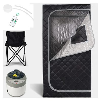 Portable Steam Sauna 1500W 4L Water Capacity Time Control 0-99 Minutes